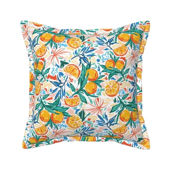 Bingfone Decorative Pillow Covers 16"x16" Colorful Fruits Couch Pillow Cases Modern Farmhouse Covers for Couch Sofa Bed