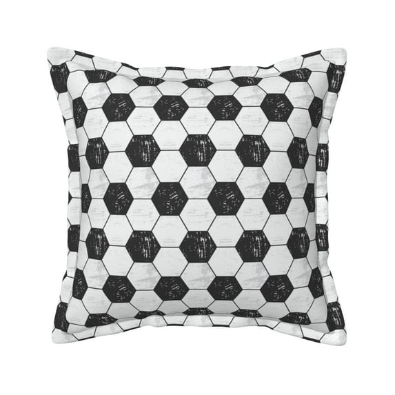 Bingfone Decorative Pillow Covers 16"x16" Soccer Couch Pillow Cases Modern Farmhouse Covers for Couch Sofa Bed