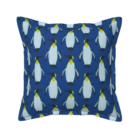 Bingfone Decorative Pillow Covers 18"X18" Beautiful King Penguin Pattern Couch Pillow Cases Modern Farmhouse Covers For Couch Sofa Bed