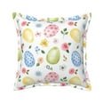 thumbnail image 1 of Bingfone Decorative Pillow Covers 18"X18" Easter Egg3 Couch Pillow Cases Modern Farmhouse Covers For Couch Sofa Bed, 1 of 9