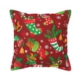 thumbnail image 1 of Bingfone Decorative Pillow Covers 18"X18" X-Mas And New Year Couch Pillow Cases Modern Farmhouse Covers For Couch Sofa Bed, 1 of 9