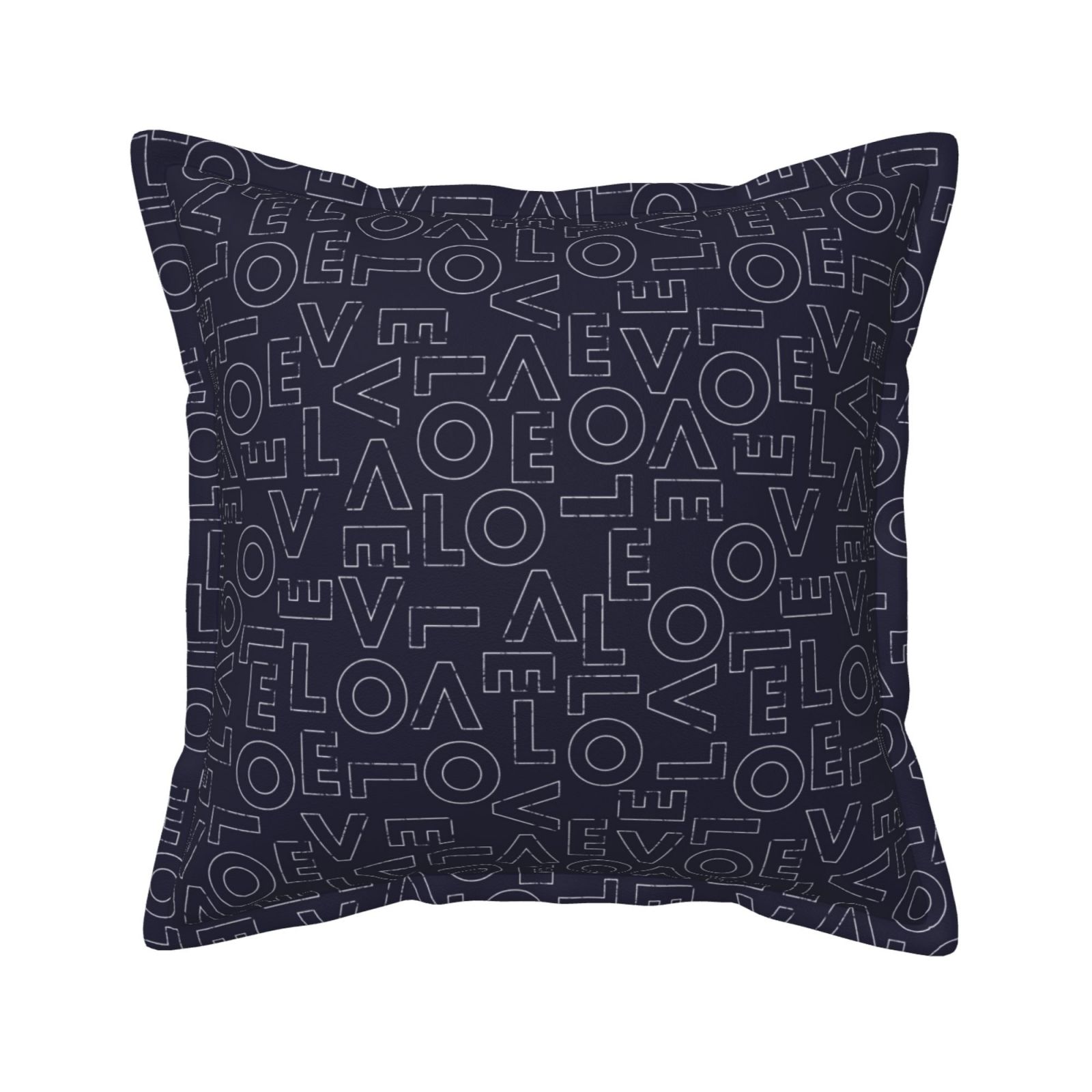 Bingfone Decorative Pillow Covers 18"x18" LOVE Couch Pillow Cases