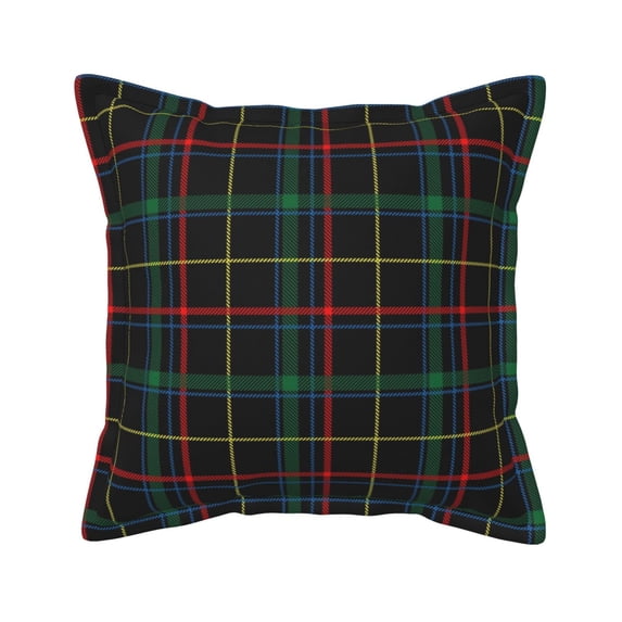 Bingfone Decorative Pillow Covers 20"X20" Buffalo Plaid Dark Green Couch Pillow Cases Modern Farmhouse Covers For Couch Sofa Bed