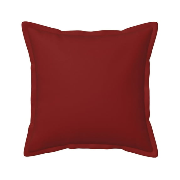 Bingfone Decorative Pillow Covers 20"X20" Maroon Couch Pillow Cases Modern Farmhouse Covers For Couch Sofa Bed