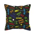 thumbnail image 1 of Bingfone Decorative Pillow Covers 20"x20" Pixel Game Couch Pillow Cases Modern Farmhouse Covers for Couch Sofa Bed, 1 of 9