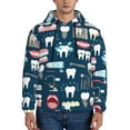 thumbnail image 1 of Bingfone Dental Men'S Drawstring Hoodie Long Sleeve Pocket Sweatshirts-Medium, 1 of 9