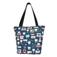 thumbnail image 1 of Bingfone Dental Seamless Women Shoulder Tote Bags Casual Bag Ladies Shopping Handbag, 1 of 7