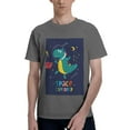 thumbnail image 1 of Bingfone Dinosau Space Explorer Men'S Loose Fit Short-Sleeve Pocket T-Shirt, 1 of 7
