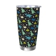 thumbnail image 1 of Bingfone Dinosaur for 20 Oz Stainless Steel Travel Mug Double Wall Water Coffee Cup for Home,Office, Outdoor Works Great for Ice Drinks and Hot Beverage-Without Straw, 1 of 8