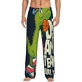 thumbnail image 1 of Bingfone Dinosaur Basketball Player Mens All Over Print Sleep Pajama Pants-Xx-Large, 1 of 9