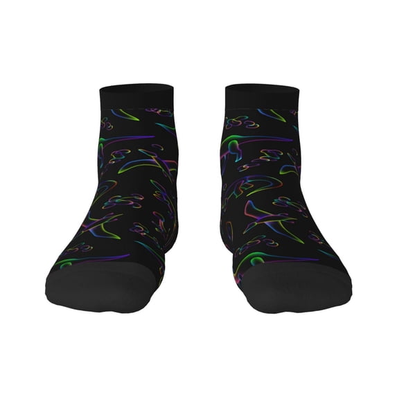 Bingfone Dinosaur Design Patterned Men'S Women'S Casual Cotton Socks