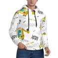 thumbnail image 1 of Bingfone Dinosaur On Excavator Men'S Drawstring Hoodie Long Sleeve Pocket Sweatshirts-4x-Large, 1 of 9