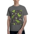 thumbnail image 1 of Bingfone Dinosaur Skeleton Men'S Loose Fit Short-Sleeve Pocket T-Shirt, 1 of 7