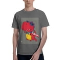 thumbnail image 1 of Bingfone Dinosaur Super Hero Cartoon Men'S Loose Fit Short-Sleeve Pocket T-Shirt, 1 of 7