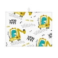 thumbnail image 1 of Bingfone Dinosaur on Excavator ,18" x 24"Dish Drying Mat for Kitchen Counter,Ultra Absorbent Microfiber, 1 of 9
