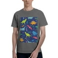 thumbnail image 1 of Bingfone Dinosaurs Men'S Loose Fit Short-Sleeve Pocket T-Shirt, 1 of 7