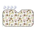 thumbnail image 1 of Bingfone Donut Sloth Car Windshield Sunshade,Sun Foldable Sun Shield Sun Visor for Car - Small, 1 of 8