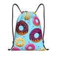 thumbnail image 1 of Bingfone Donuts Drawstrings Backpacks Bags For Men Women Gym Drawstrings Bag, 1 of 9