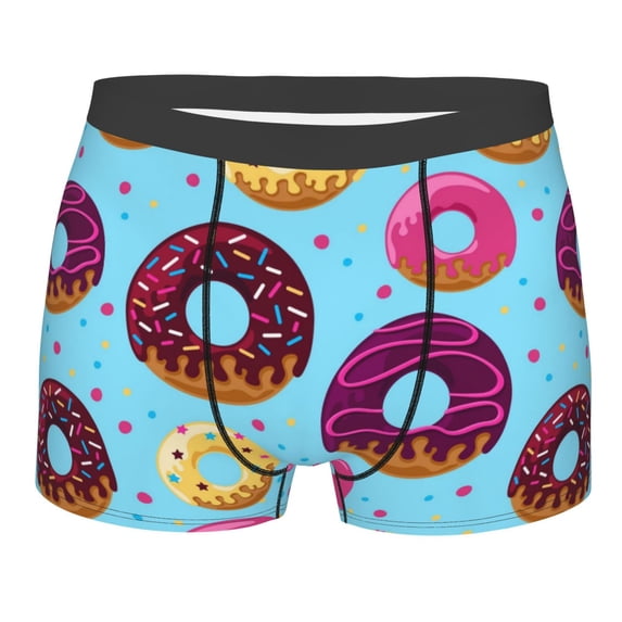 Bingfone Donuts Men'S Underwear - Casual Stretch Boxer Briefs-X-Large