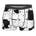 thumbnail image 1 of Bingfone Doodle Cute Cat Men'S Underwear - Casual Stretch Boxer Briefs-Small, 1 of 9