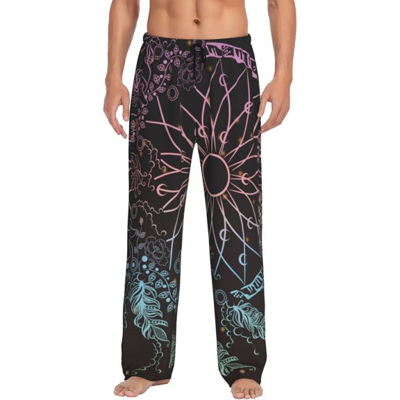Bingfone Dreamcatcher Mens All Over Print Sleep Pajama Pants-Medium