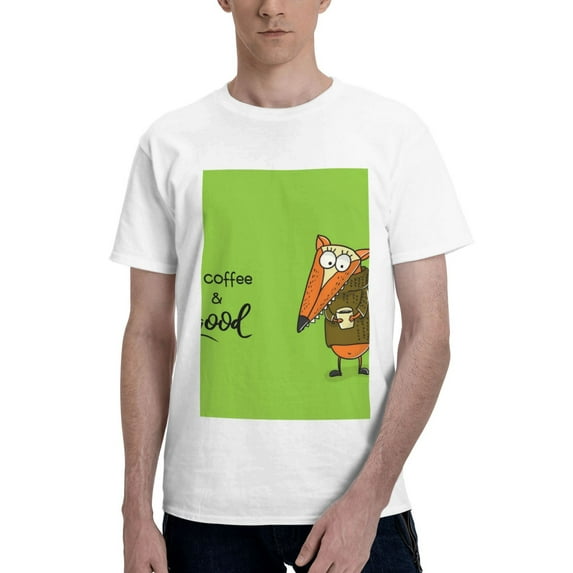 Bingfone Drink Coffee And Do Good Men'S Loose Fit Short-Sleeve Pocket T-Shirt