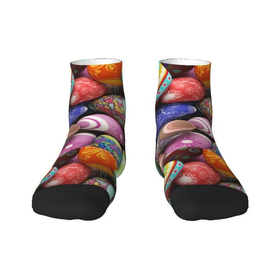 Bingfone Easter Eggs1 Design Patterned Men'S Women'S Casual Cotton Socks