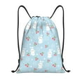 thumbnail image 1 of Bingfone Easter Rabbit Drawstrings Backpacks Bags for Men Women Gym Drawstrings Bag-Small, 1 of 8
