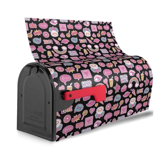 Bingfone Elements Magnetic Mailbox Cover Standard Size for Garden Yard Outdoor Decorations-25.5x21 in