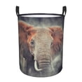thumbnail image 1 of Bingfone Elephant In Smoke Waterproof Foldable Laundry Hamper Bucket With Handles For Storage Bin,Clothes Hamper (Medium), 1 of 8