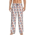 thumbnail image 1 of Bingfone Elephant Mens All Over Print Sleep Pajama Pants-X-Large, 1 of 5