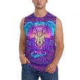 thumbnail image 1 of Bingfone Elephant in Tribal Style Pattern Men's Tank Tops Workout Sleeveless Tee Shirts Running Beach Tanks for Men-3X-Large, 1 of 8