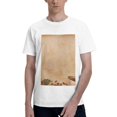 thumbnail image 1 of Bingfone Engraved Coffee On Kraft Paper Men'S Loose Fit Short-Sleeve Pocket T-Shirt, 1 of 7