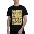 thumbnail image 1 of Bingfone Ethnic African Men'S Loose Fit Short-Sleeve Pocket T-Shirt, 1 of 7