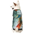 thumbnail image 1 of Bingfone Exotic Birds Forest Dog Clothes Hoodie, Pet Winter Coat,Puppy Sweatshirts for Small Dogs Boy Girl,Suitable for All Breeds-, 1 of 6
