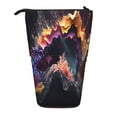 thumbnail image 1 of Bingfone Explosive Fluid Splash Art Print Telescopic Pencil Bag Pen Holder Pop Up Stationery Case, Stand-up Retractable Transformer Bag Standing Organizer, 1 of 6