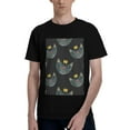 thumbnail image 1 of Bingfone Faces Of The Cat Men'S Loose Fit Short-Sleeve Pocket T-Shirt, 1 of 7