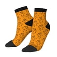 thumbnail image 1 of Bingfone Fall Cute Simple Scarecrow Design Patterned Men's Women's Casual Cotton Socks, 1 of 5