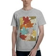 thumbnail image 1 of Bingfone Fall Maple Leaves Men'S Loose Fit Short-Sleeve Pocket T-Shirt, 1 of 7