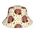 thumbnail image 1 of Bingfone Fall Turkey Bucket Hat For Men Women,Packable Reversible Printed Sun Hats,Fisherman Outdoor Travel Hiking Beach Caps, 1 of 9