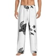 thumbnail image 1 of Bingfone Family Of Sea Turtles Mens All Over Print Sleep Pajama Pants-Large, 1 of 6