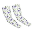 thumbnail image 1 of Bingfone Farmers Gardening Sleeves Sun Protection Arm Cooling Sleeves for Women Men with Thumb Hole - Purple Chicory, 1 of 7