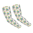thumbnail image 1 of Bingfone Farmers Gardening Sleeves Sun Protection Arm Cooling Sleeves for Women Men with Thumb Hole - Rainbow Llama, 1 of 7