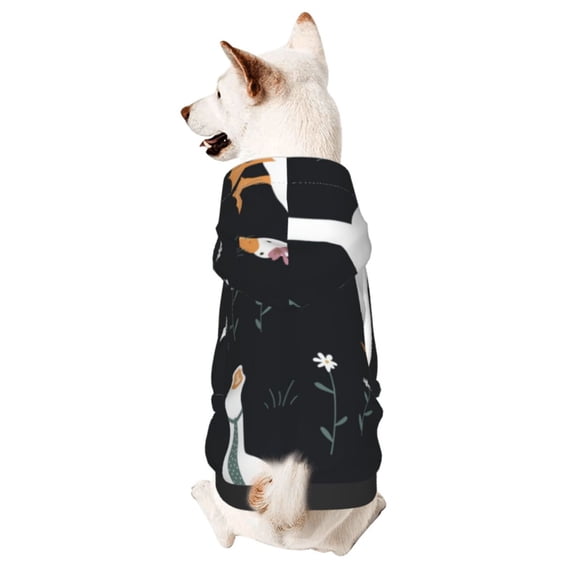 Bingfone Fashionable Goose Dog Clothes Hoodie, Pet Winter Coat,Puppy Sweatshirts For Small Dogs Boy Girl,Suitable For All Breeds-X-Large