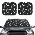 thumbnail image 1 of Bingfone Fashionable Goose Windshield Sun Shade 2-Piece Foldable Car Front Window Sunshade For Most Sedans Suv Truck - Auto Sun Blocker Visor Protector Blocks Max Uv Rays - Medium, 1 of 7