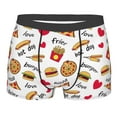 thumbnail image 1 of Bingfone Fast Food Men's Underwear - Casual Stretch Boxer Briefs-Small, 1 of 9