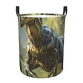 thumbnail image 1 of Bingfone Ferocious Dinosaur Waterproof Foldable Laundry Hamper Bucket with Handles for Storage Bin,Clothes Hamper ( ), 1 of 6