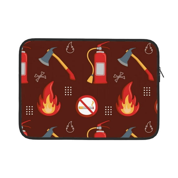 Bingfone Fire Extinguisher Laptop Sleeve Case 13 Inch, 360° Protective Computer Carrying Bag