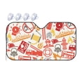 thumbnail image 1 of Bingfone Firefighter Icons Car Windshield Sunshade,Sun Foldable Sun Shield Sun Visor for Car - Small, 1 of 9