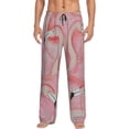 thumbnail image 1 of Bingfone Flamingos Mens All Over Print Sleep Pajama Pants-XX-Large, 1 of 1